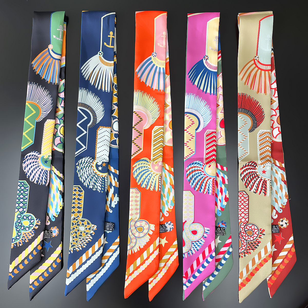 Luxury Bags For Women - Brand Design Twill 100% Silk Scarf