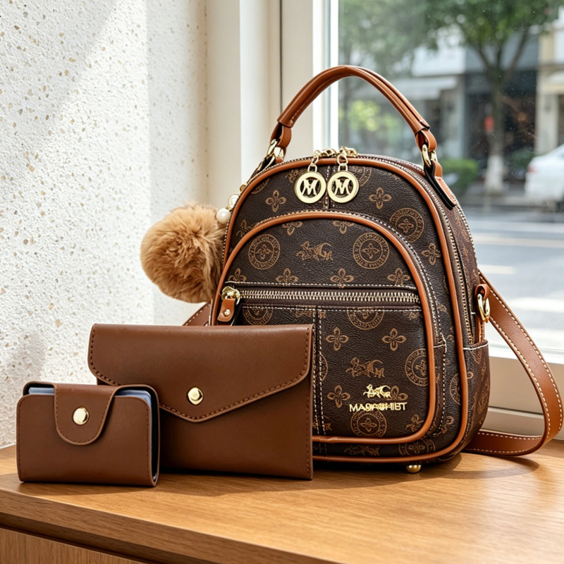 Luxury Bags For Women - 3-piece women's bag set, lightweight luxury