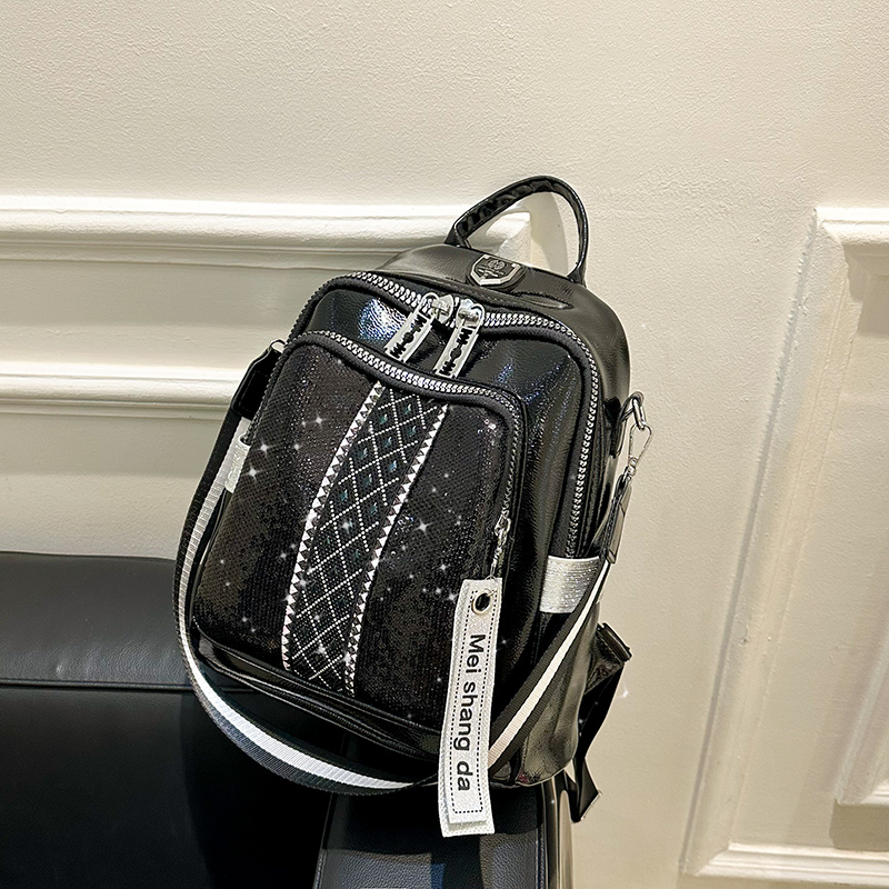 Key Holder Leather Pouch - Large Capacity Leather Backpack Casual Women's