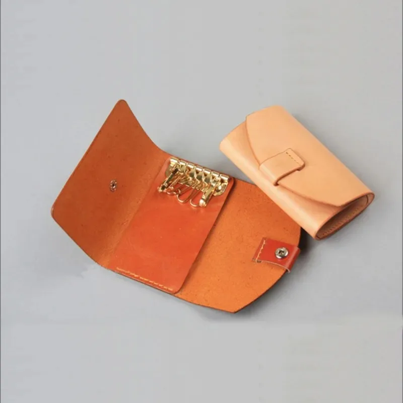 1PC Wallet Key Row 6 Hooks Key - Key Holder Leather Pouch review and price