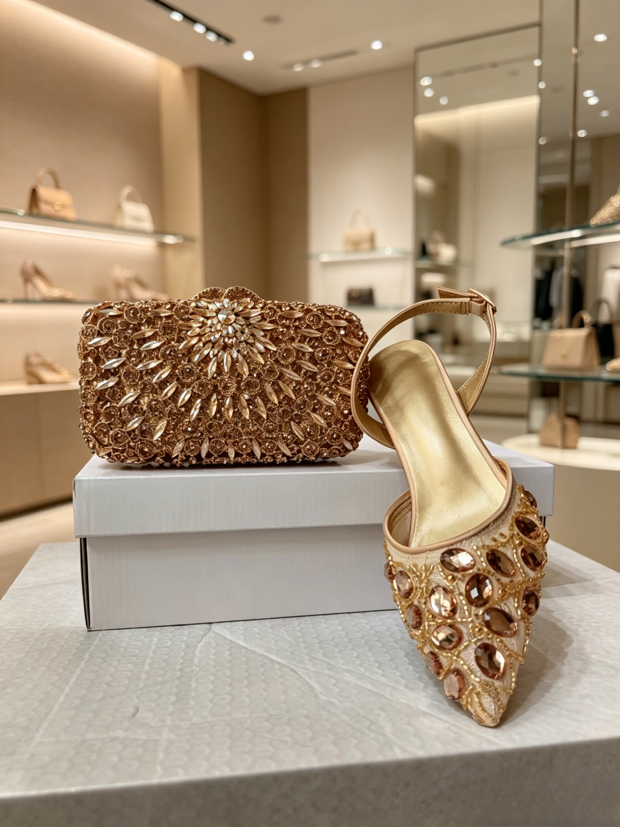 Champagne Gold Sunflower Marqu - Luxury Bags For Women review and price
