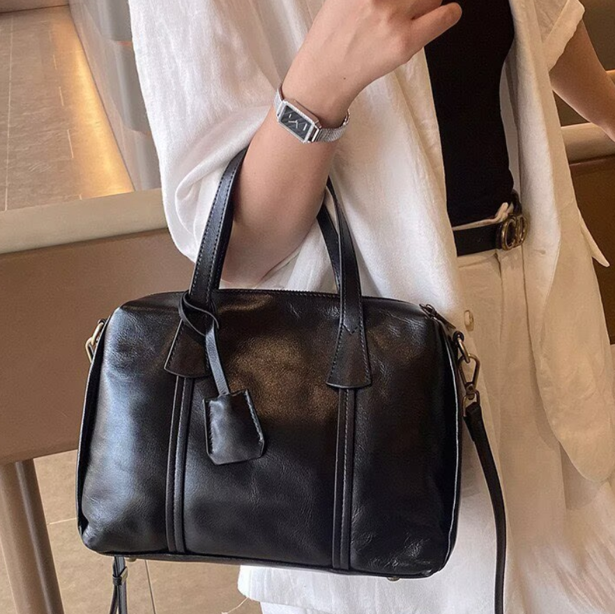 Vintage Real Leather Handbag F - Luxury Bags Girls review and price