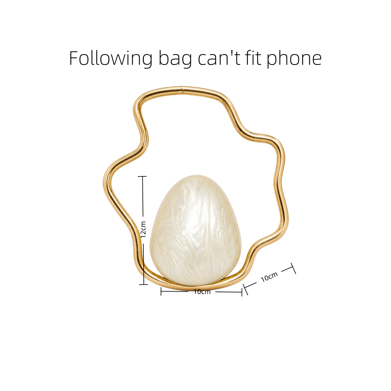 Women Acrylic mini egg bag cut - Luxury Bags Cute review and price