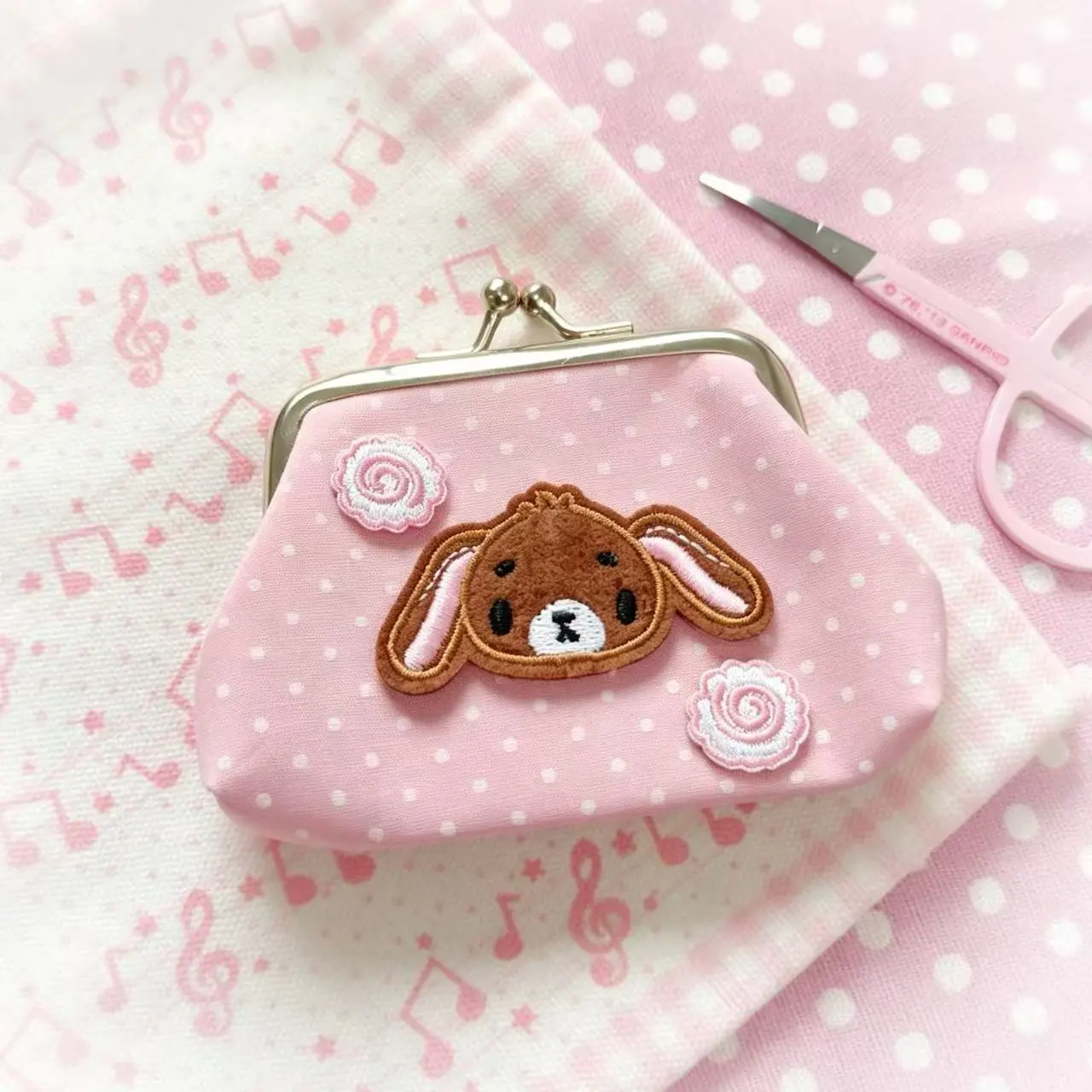 Sanrio Sugar Bunnies Mini Coin - Key Holder Leather Pouch review and price
