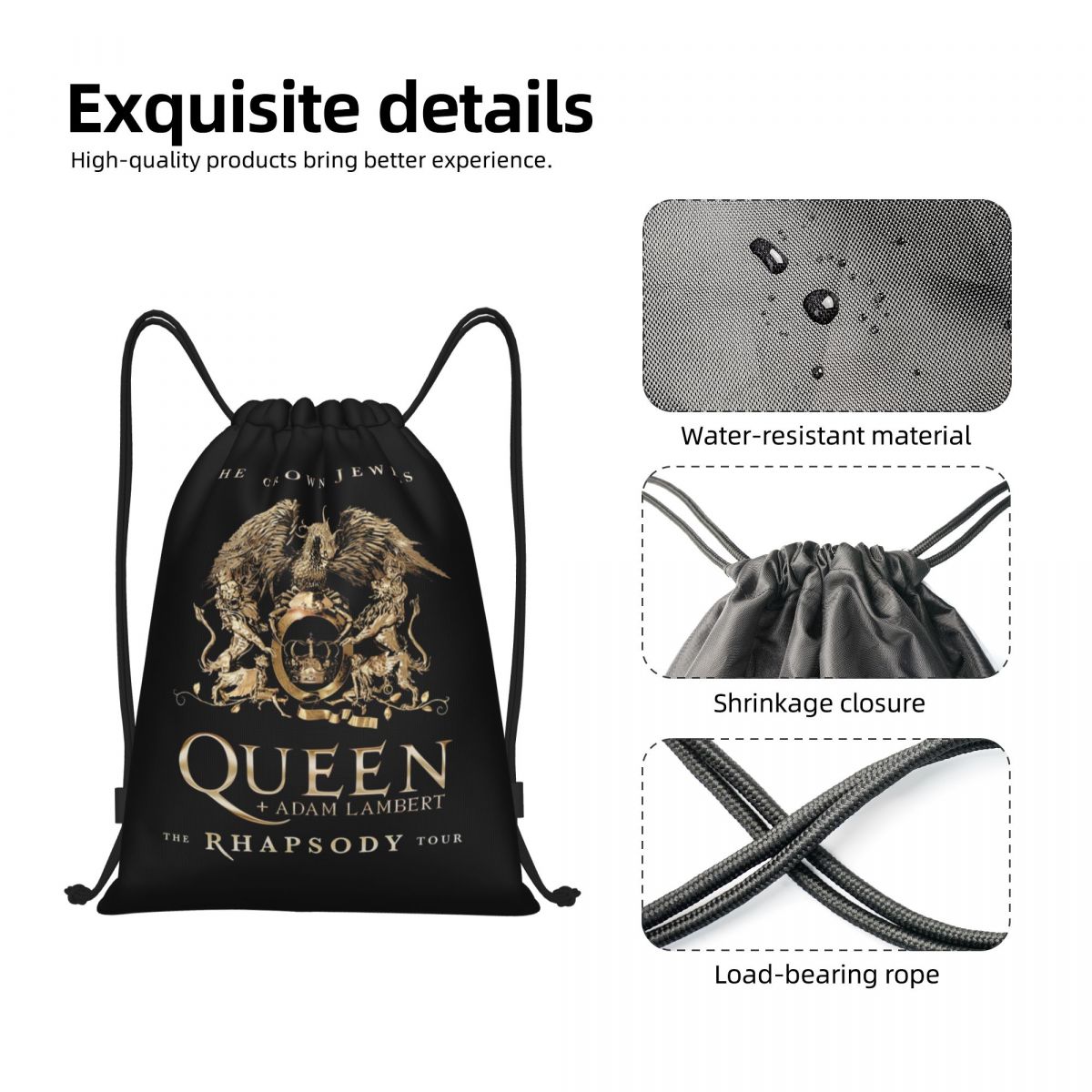 Custom Freddie Mercury Crown D - Luxury Yoga Bags review and price
