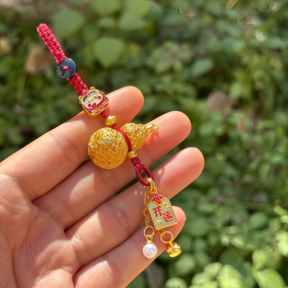 Luxury Hollow Gourd Pendant Ex - Luxury Bags Yellow review and price