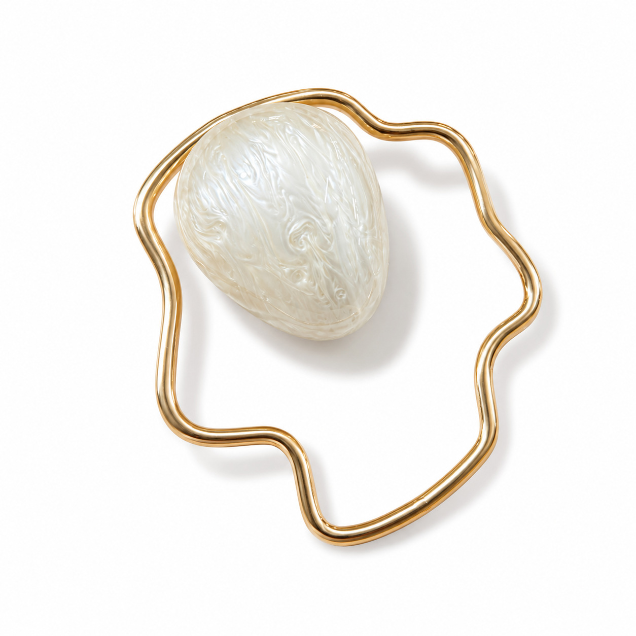 Women mini Acrylic egg bag cut - Luxury Bags Cute review and price