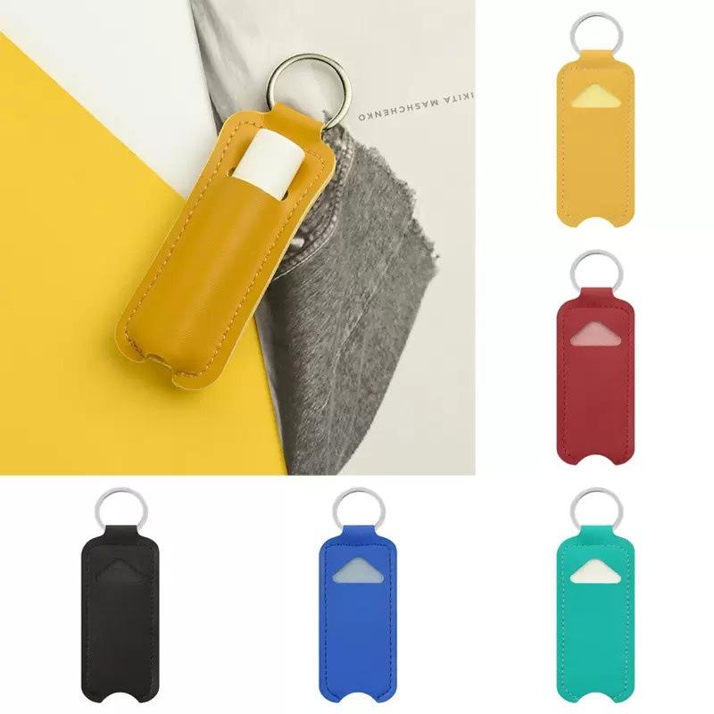 Holder Portable Lip Balm Bottl - Key Holder Leather Pouch review and price