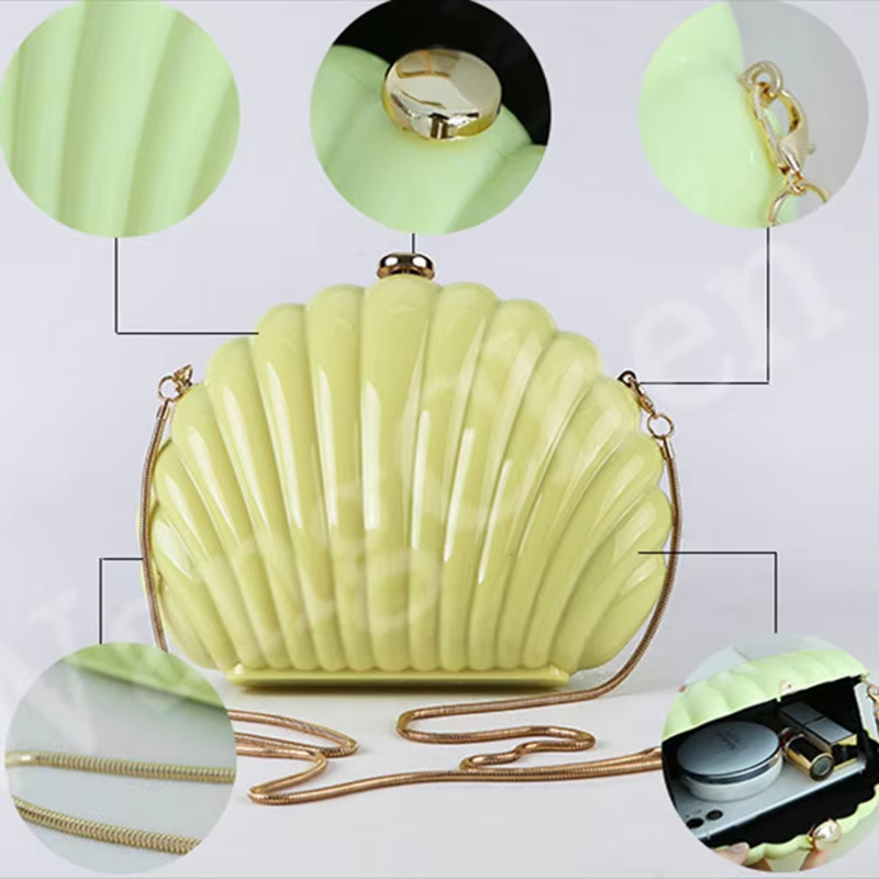 Lady Mini Shell Bag Acrylic Hi - Luxury Bags Cute review and price