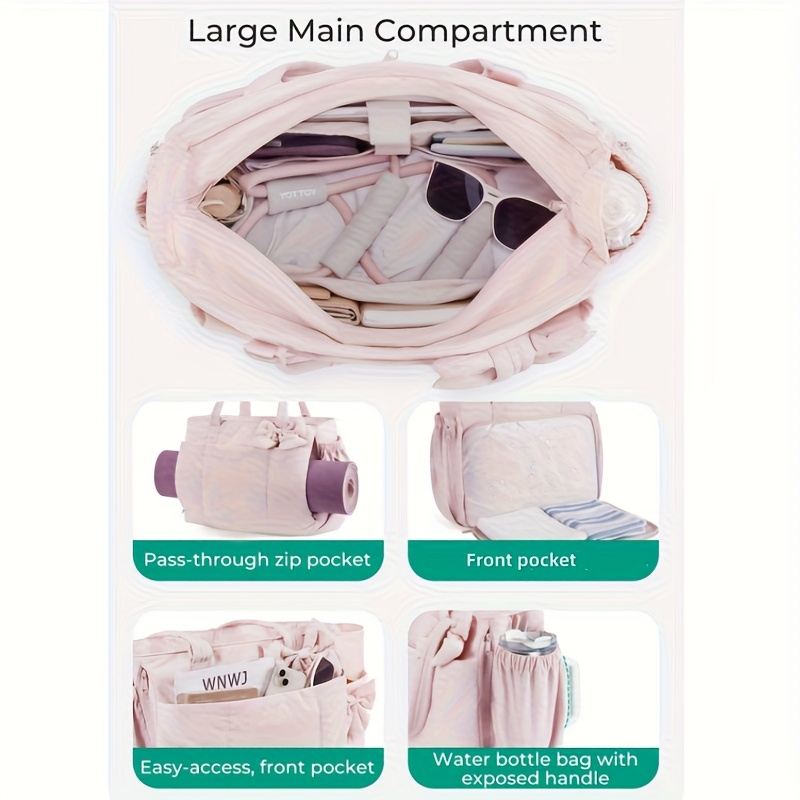 Padded Tote Bag,Large Capacity - Luxury Yoga Bags review and price