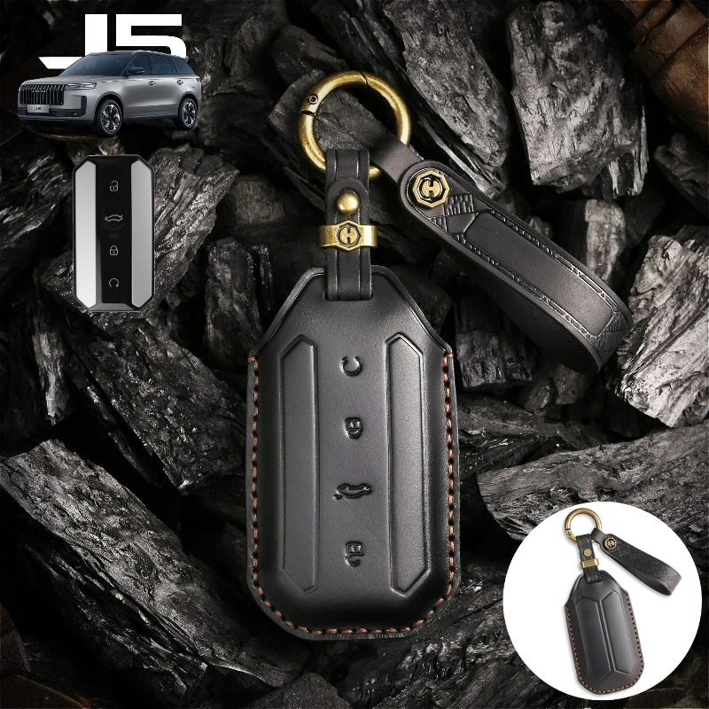 Genuine Cow Leather Car Remote - Key Holder Leather Pouch review and price