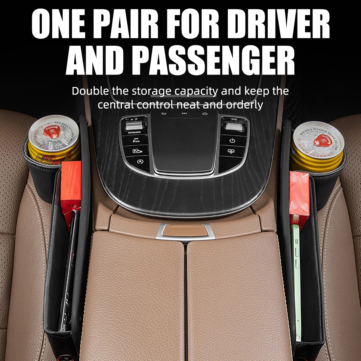 Universal Car Seat Gap Organiz - Key Holder Leather Pouch review and price