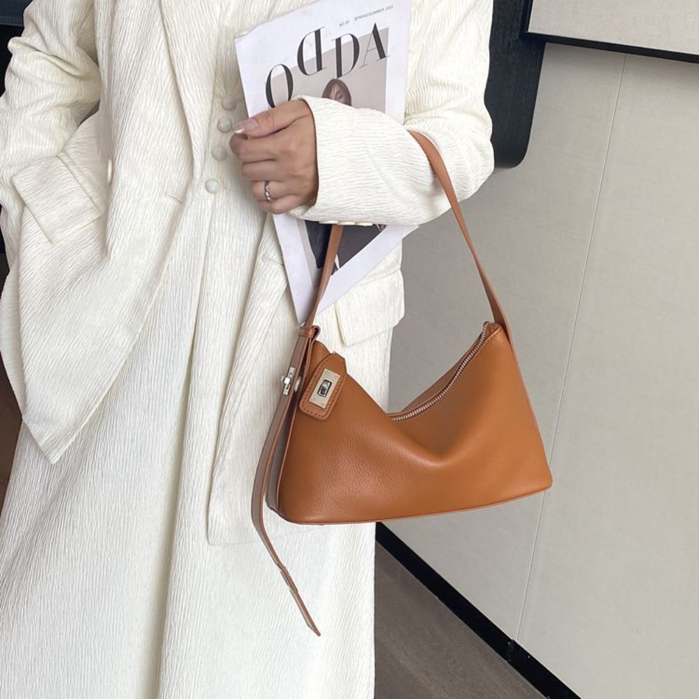 Grain Cowhide French Underarm  - Luxury Bags Consignment review and price